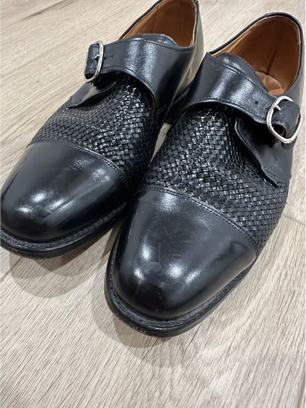 Allen Edmonds TULANE Monkstrap 8.5D Black
